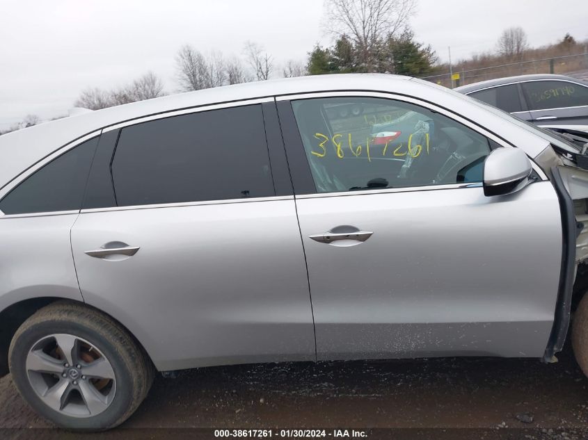 2014 ACURA MDX - 5FRYD4H27EB010326