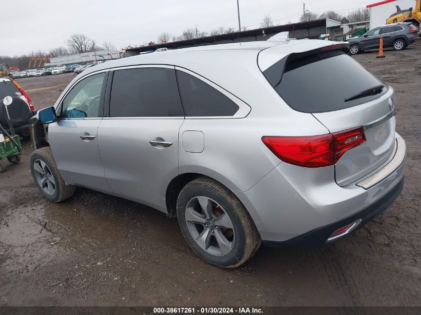 2014 ACURA MDX - 5FRYD4H27EB010326