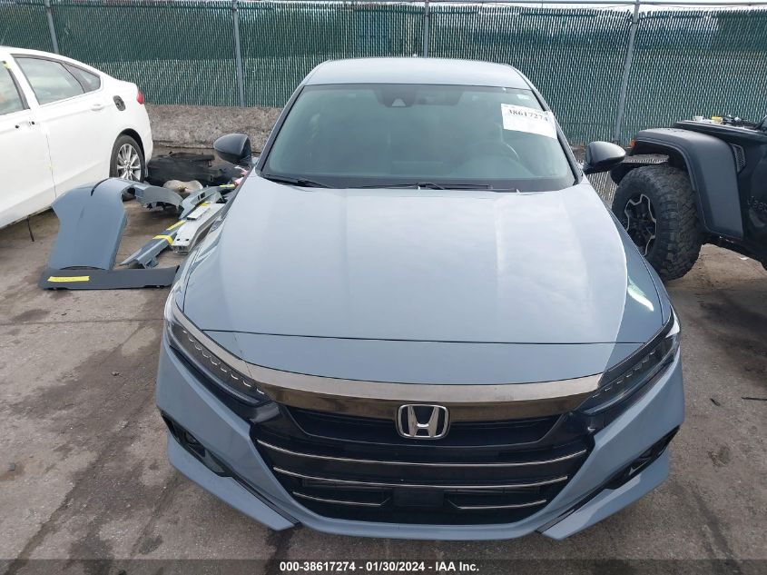 2022 HONDA ACCORD SPORT - 1HGCV1F3XNA088189