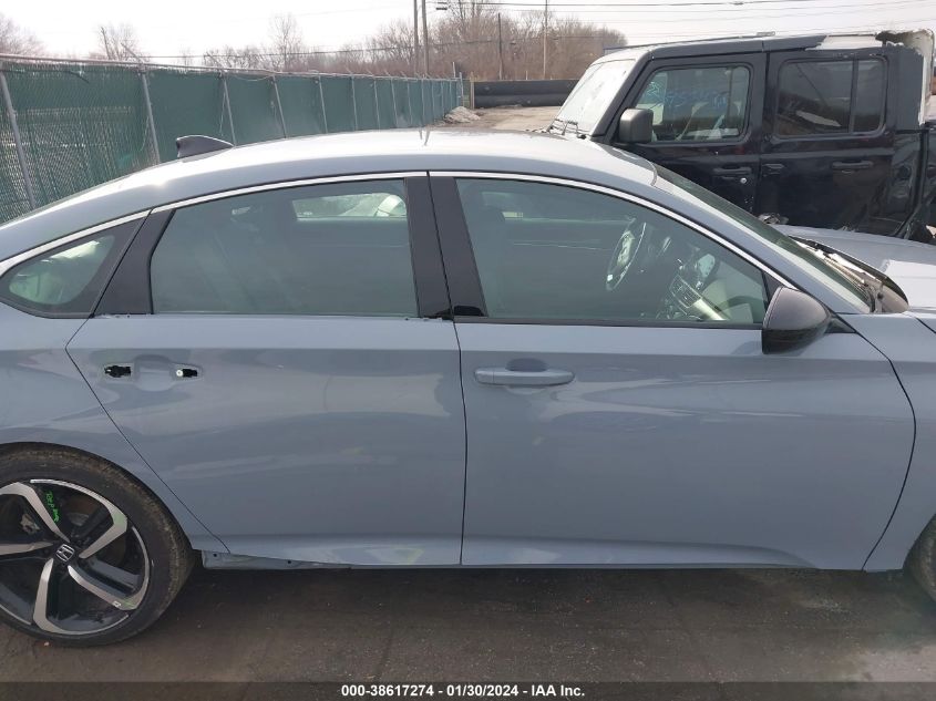 2022 HONDA ACCORD SPORT - 1HGCV1F3XNA088189