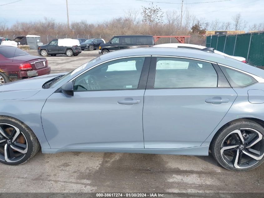 2022 HONDA ACCORD SPORT - 1HGCV1F3XNA088189