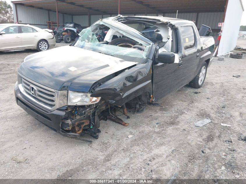 2013 HONDA RIDGELINE RTL - 5FPYK1F50DB016915