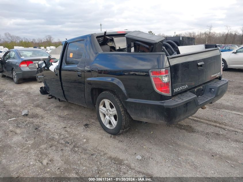 2013 HONDA RIDGELINE RTL - 5FPYK1F50DB016915