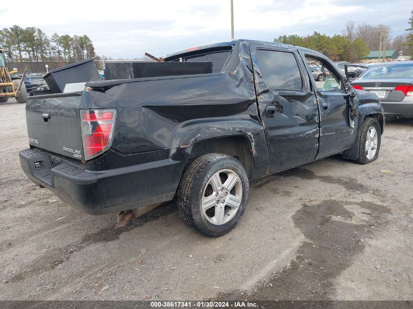 2013 HONDA RIDGELINE RTL - 5FPYK1F50DB016915