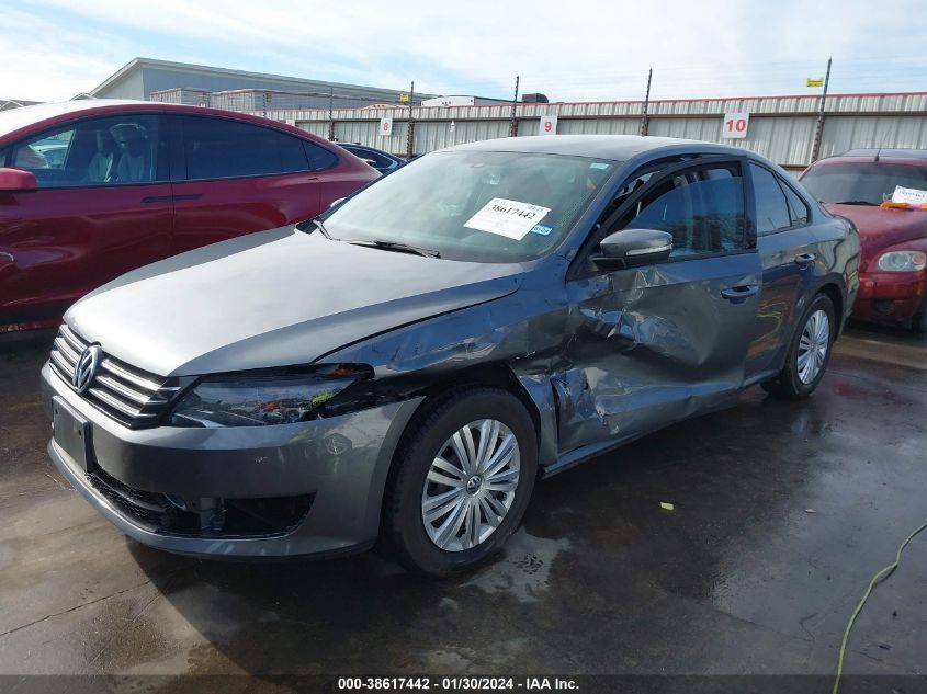 2014 VOLKSWAGEN PASSAT 1.8T S - 1VWAT7A33EC078711