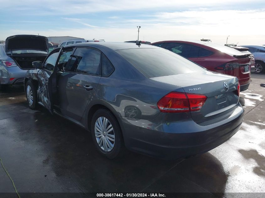 2014 VOLKSWAGEN PASSAT 1.8T S - 1VWAT7A33EC078711