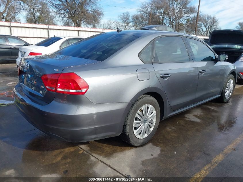 2014 VOLKSWAGEN PASSAT 1.8T S - 1VWAT7A33EC078711