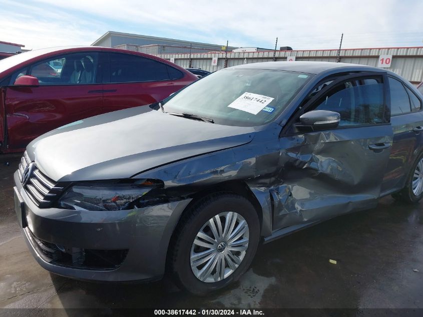 2014 VOLKSWAGEN PASSAT 1.8T S - 1VWAT7A33EC078711