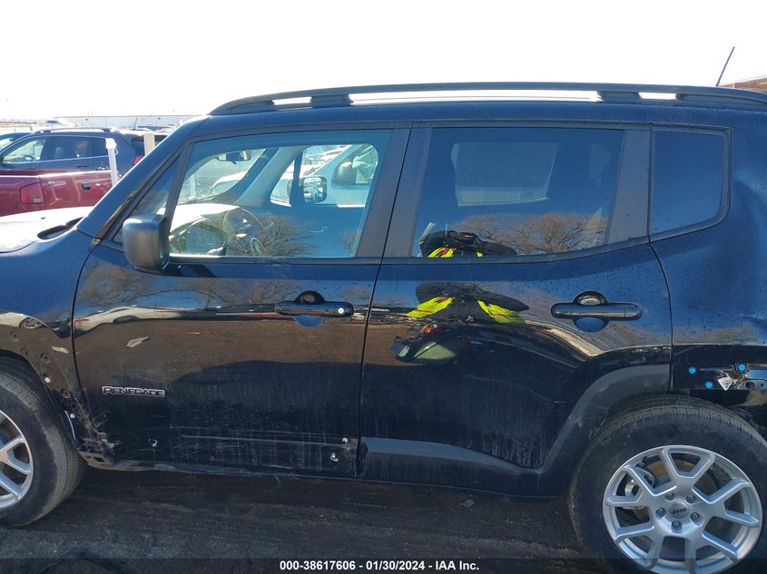 VIN ZACNJDB17NPN72102 2022 JEEP RENEGADE LATITUDE 4X4