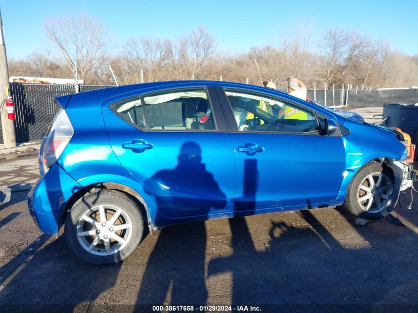 2013 TOYOTA PRIUS C FOUR - JTDKDTB34D1031502