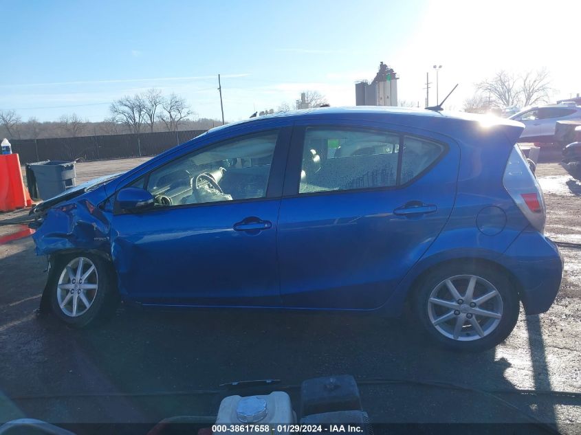 2013 TOYOTA PRIUS C FOUR - JTDKDTB34D1031502