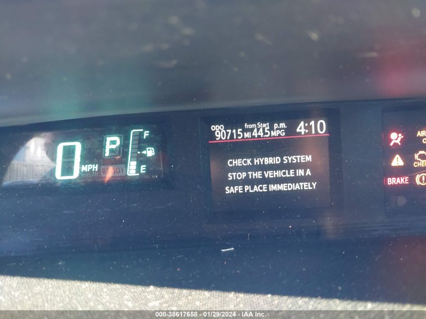 2013 TOYOTA PRIUS C FOUR - JTDKDTB34D1031502