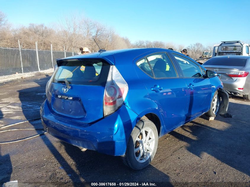 2013 TOYOTA PRIUS C FOUR - JTDKDTB34D1031502
