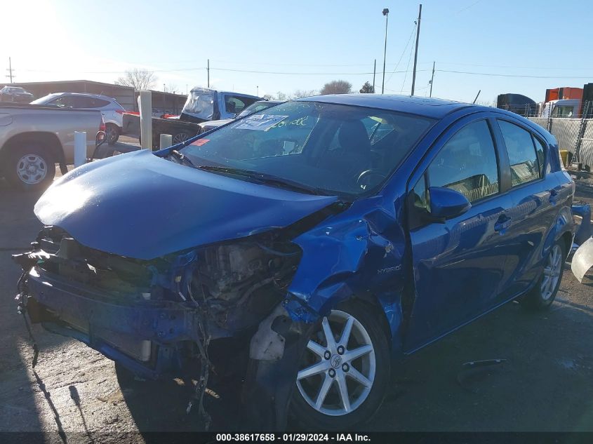 2013 TOYOTA PRIUS C FOUR - JTDKDTB34D1031502