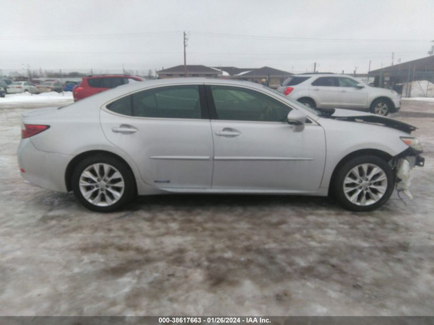 2013 LEXUS ES 300H 300H - JTHBW1GG2D2028892