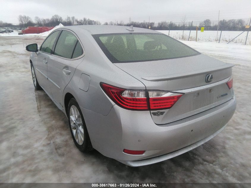 2013 LEXUS ES 300H 300H - JTHBW1GG2D2028892