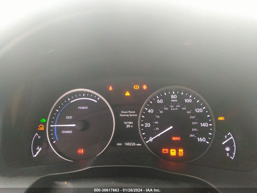 2013 LEXUS ES 300H 300H - JTHBW1GG2D2028892