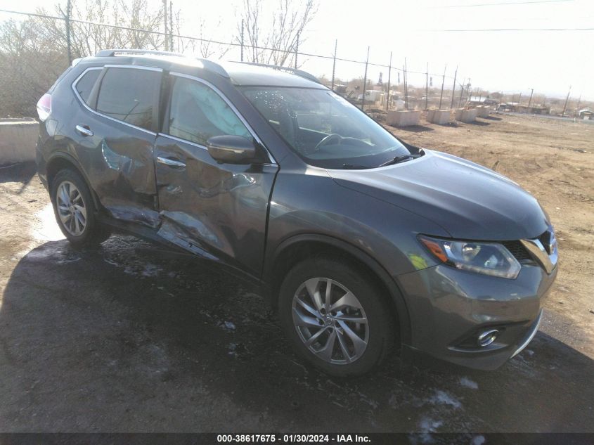 Lot #2541518358 2014 NISSAN ROGUE SL salvage car