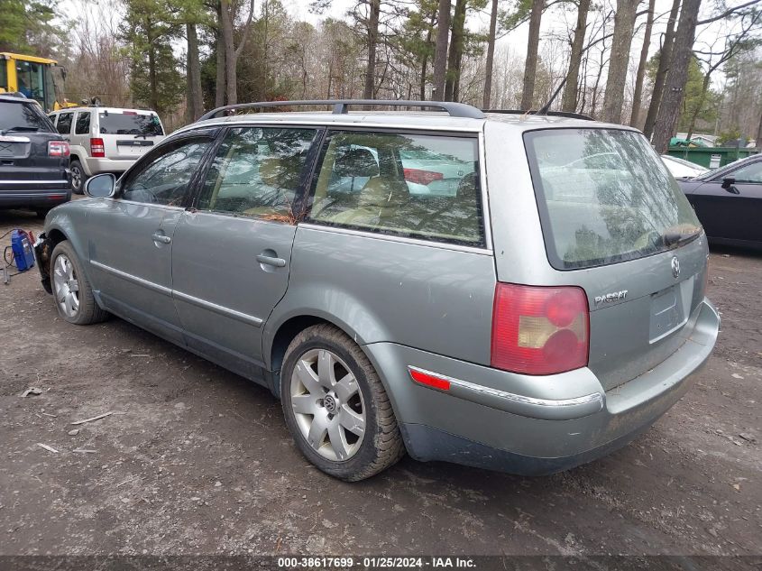 WVWCE63B55E088651 | 2005 VOLKSWAGEN PASSAT