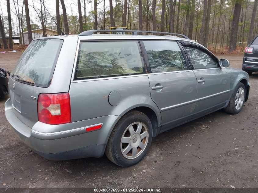 WVWCE63B55E088651 | 2005 VOLKSWAGEN PASSAT