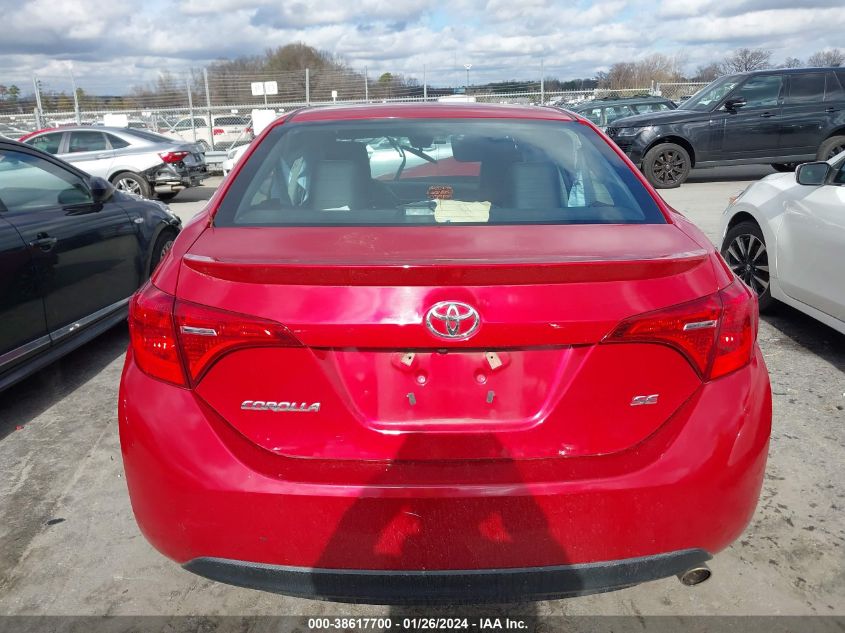 2018 TOYOTA COROLLA SE - 2T1BURHE9JC116774