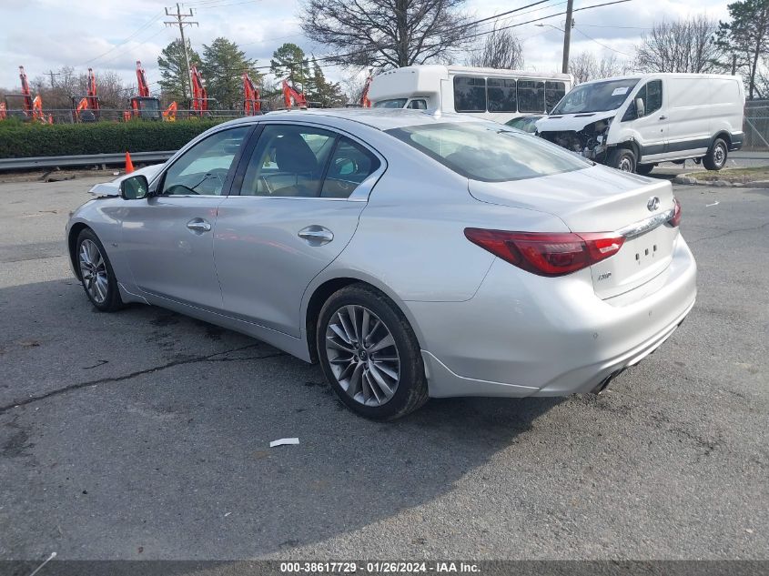 2018 INFINITI Q50 3.0T LUXE - JN1EV7AR9JM432595