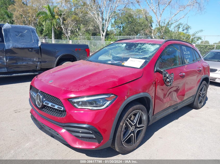 VIN W1N4N4HB4MJ242587 2021 MERCEDES-BENZ GLA 250 4MATIC