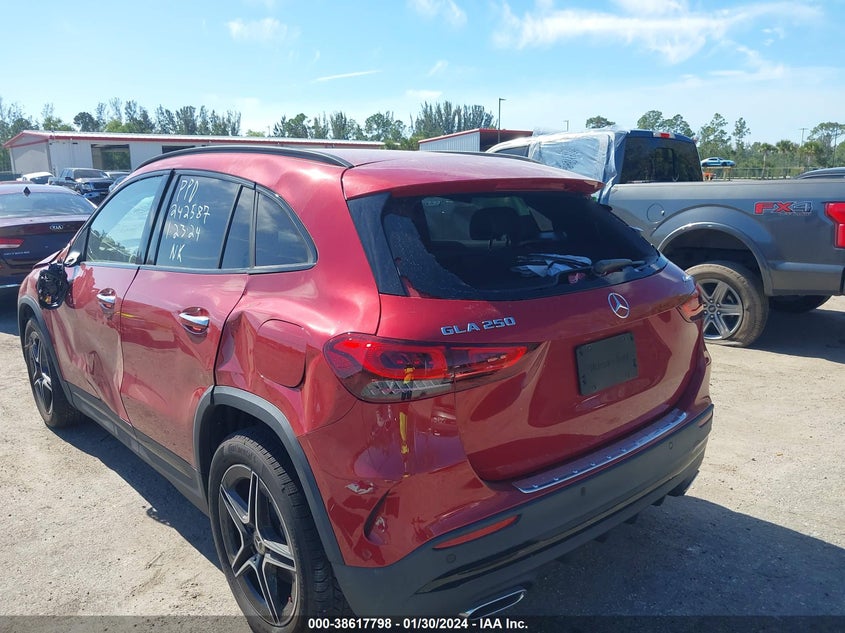 VIN W1N4N4HB4MJ242587 2021 MERCEDES-BENZ GLA 250 4MATIC