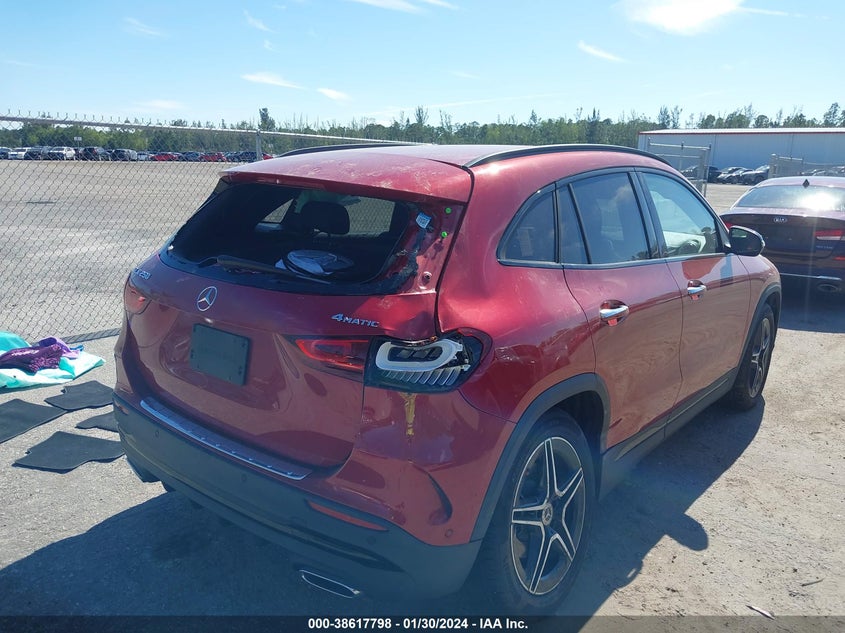VIN W1N4N4HB4MJ242587 2021 MERCEDES-BENZ GLA 250 4MATIC