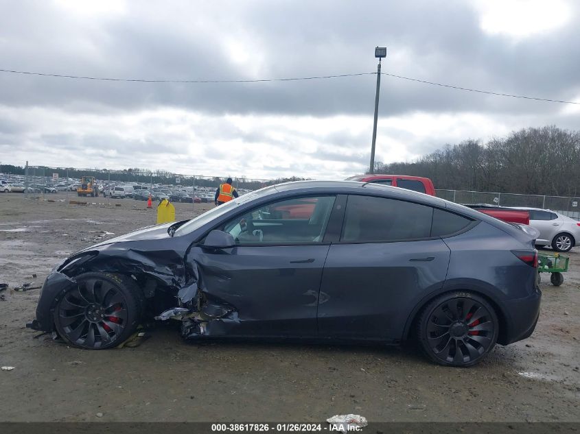 2023 TESLA MODEL Y AWD/PERFORMANCE DUAL MOTOR ALL-WHEEL DRIVE - 7SAYGDEF7PF960305