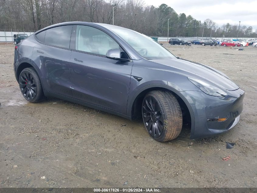 2023 TESLA MODEL Y AWD/PERFORMANCE DUAL MOTOR ALL-WHEEL DRIVE - 7SAYGDEF7PF960305