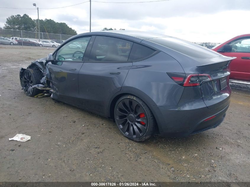 2023 TESLA MODEL Y AWD/PERFORMANCE DUAL MOTOR ALL-WHEEL DRIVE - 7SAYGDEF7PF960305