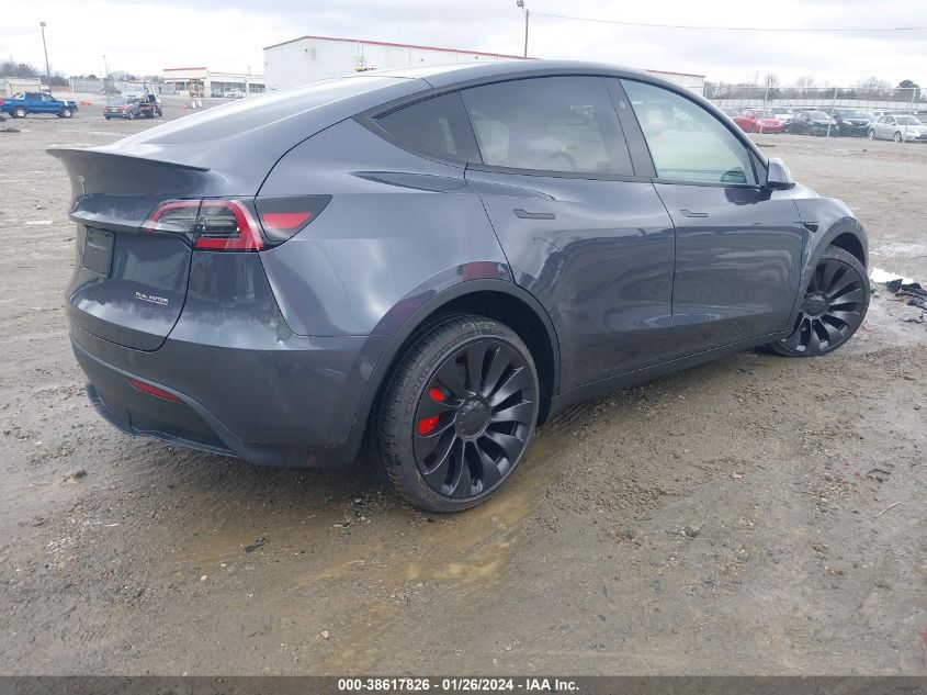 2023 TESLA MODEL Y AWD/PERFORMANCE DUAL MOTOR ALL-WHEEL DRIVE - 7SAYGDEF7PF960305