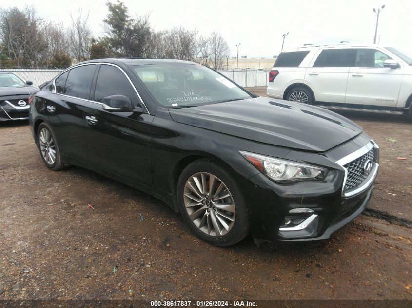 2021 INFINITI Q50 LUXE - JN1EV7BP7MM707544