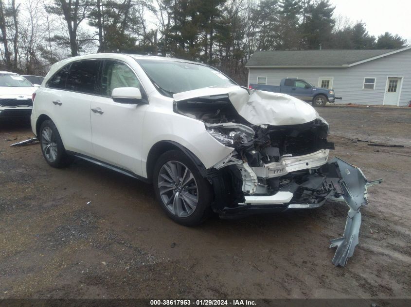2018 ACURA MDX TECHNOLOGY PKG - 5J8YD4H50JL003920
