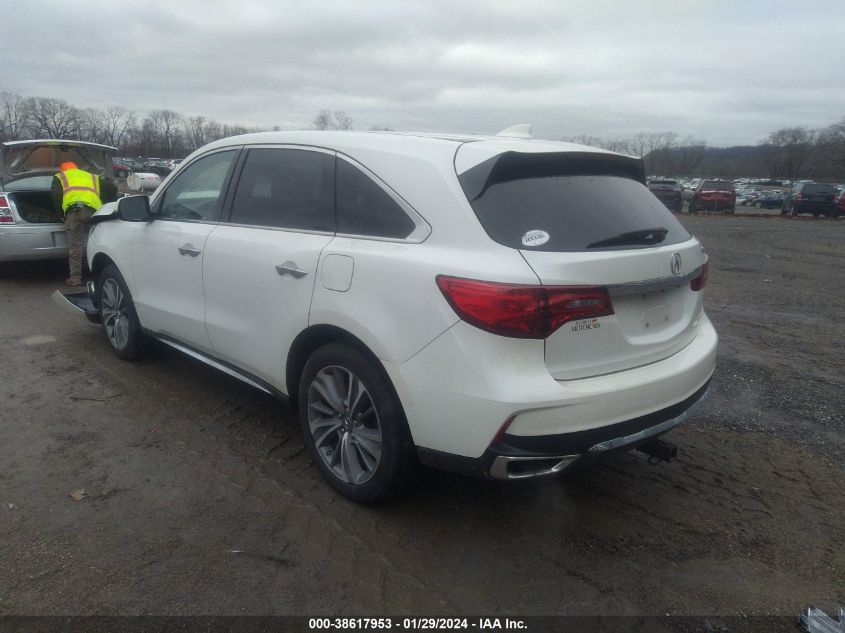 2018 ACURA MDX TECHNOLOGY PKG - 5J8YD4H50JL003920
