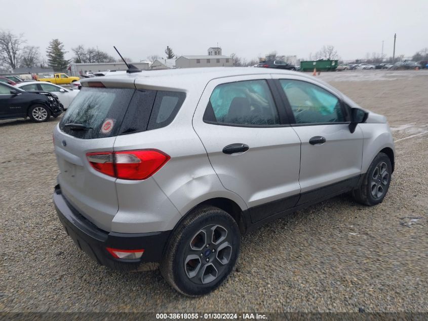 2021 FORD ECOSPORT S - MAJ3S2FE2MC398019