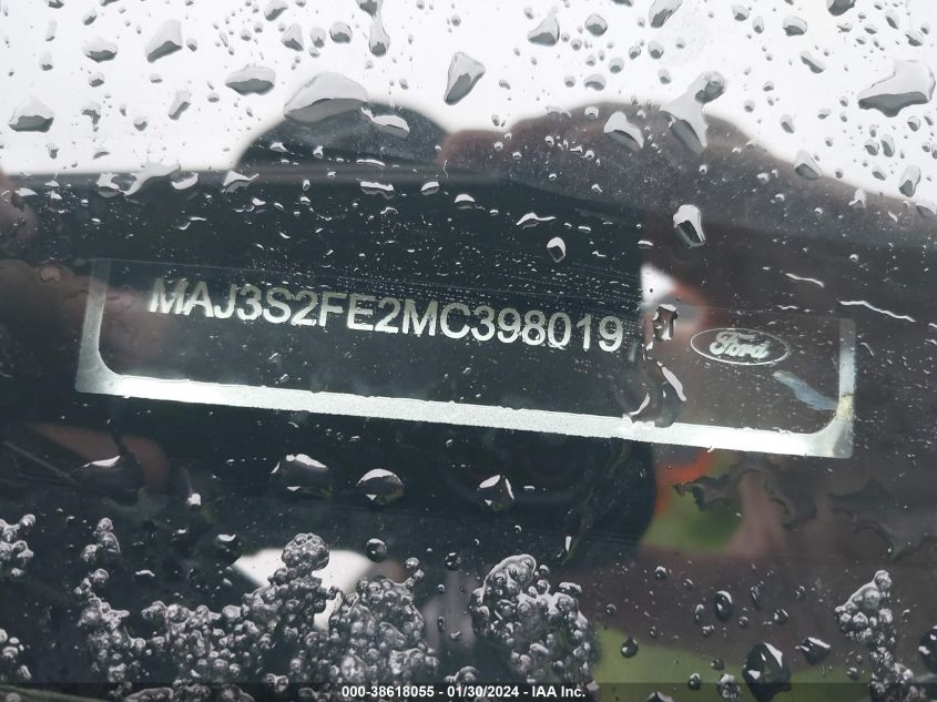 2021 FORD ECOSPORT S - MAJ3S2FE2MC398019