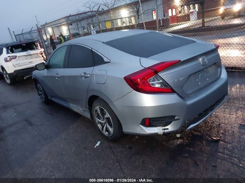 2019 HONDA CIVIC LX - 19XFC2F62KE022679