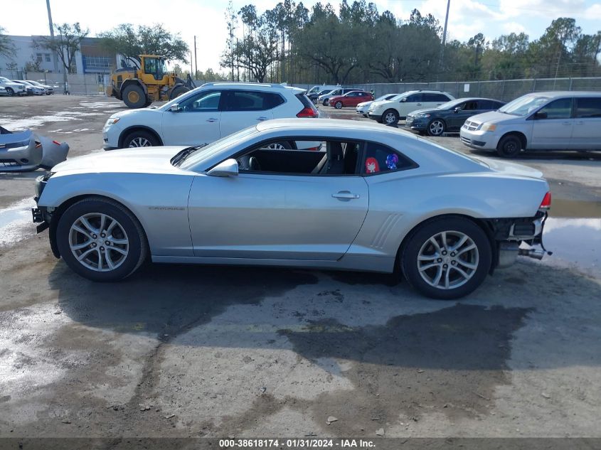 2015 CHEVROLET CAMARO LT - 2G1FD1E3XF9226187