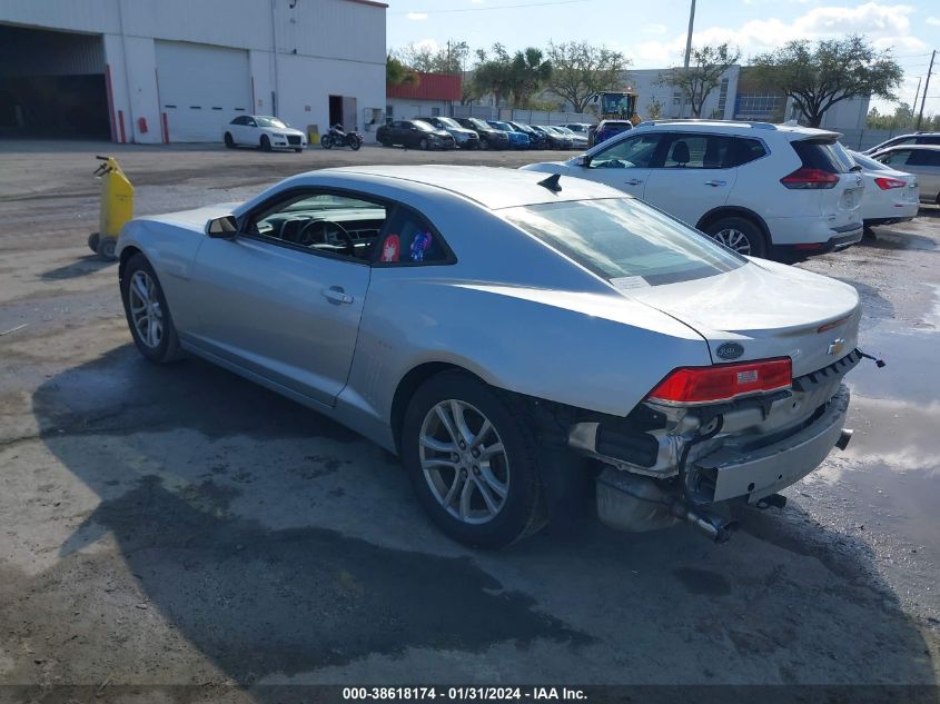 2015 CHEVROLET CAMARO LT - 2G1FD1E3XF9226187