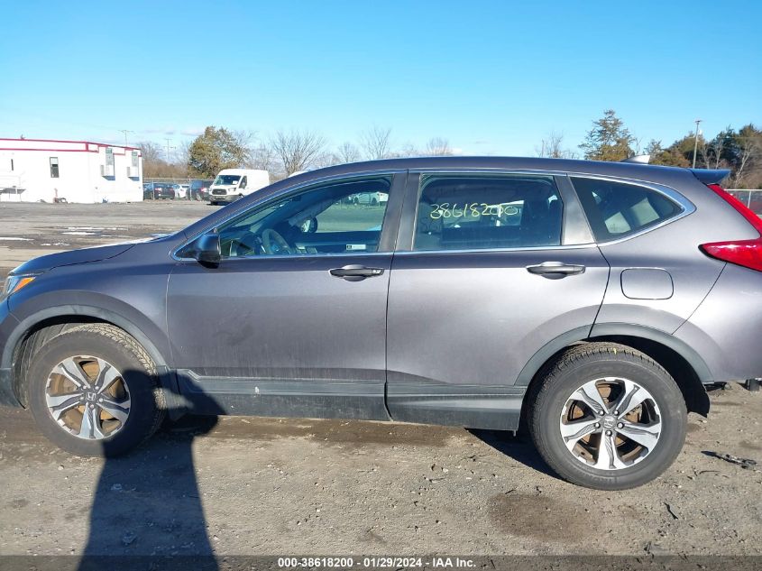 2018 HONDA CR-V LX - 2HKRW6H38JH225116