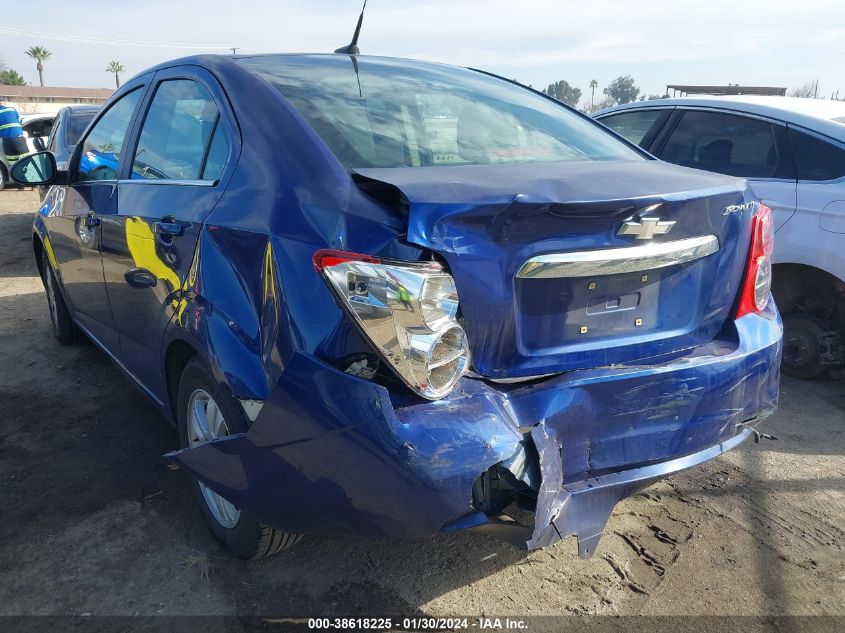 2013 CHEVROLET SONIC LT AUTO - 1G1JC5SG8D4252900