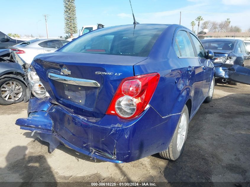 2013 CHEVROLET SONIC LT AUTO - 1G1JC5SG8D4252900