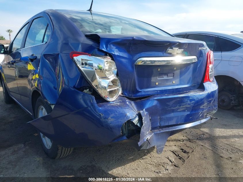 2013 CHEVROLET SONIC LT AUTO - 1G1JC5SG8D4252900