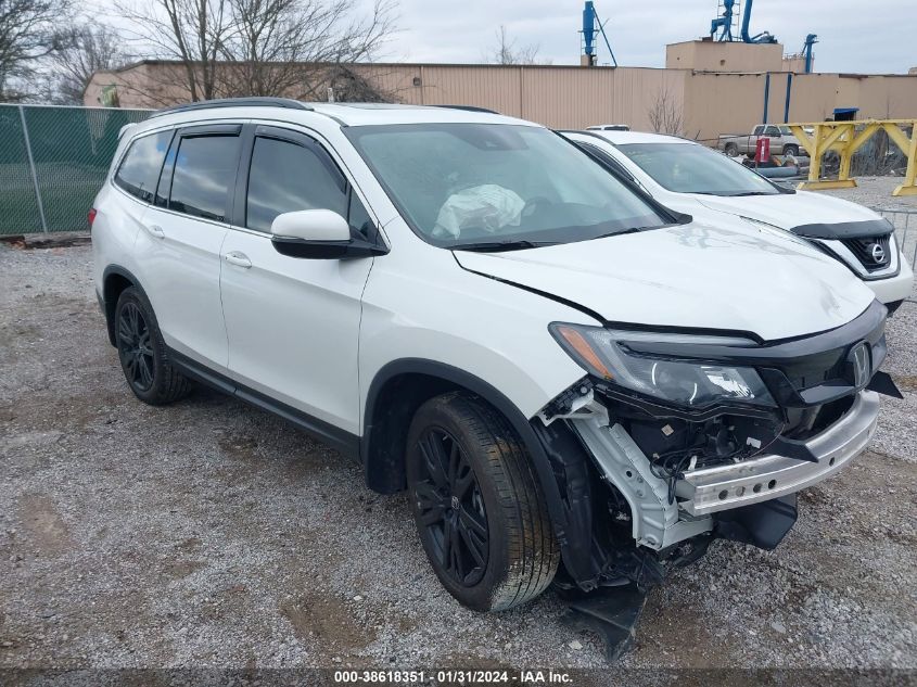 2022 HONDA PILOT SE - 5FNYF5H24NB005845