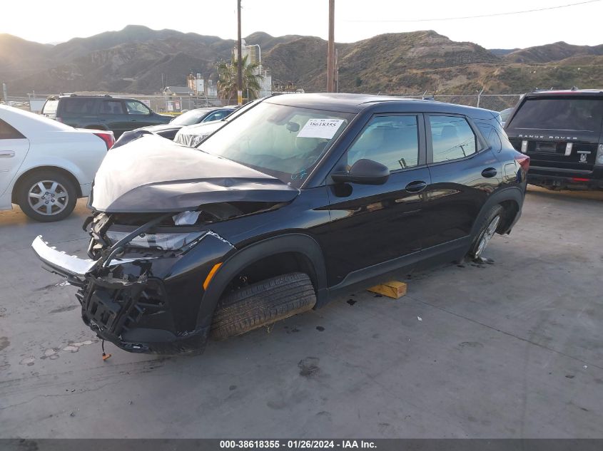 VIN KL79MMS21PB166766 2023 CHEVROLET TRAILBLAZER LS