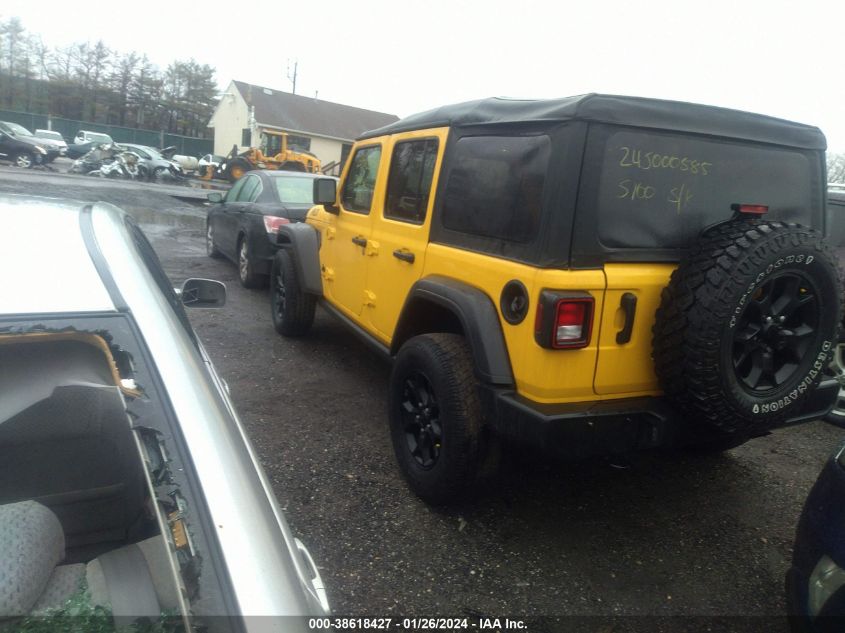 2021 JEEP WRANGLER UNLIMITED WILLYS 4X4 - 1C4HJXDG6MW573018