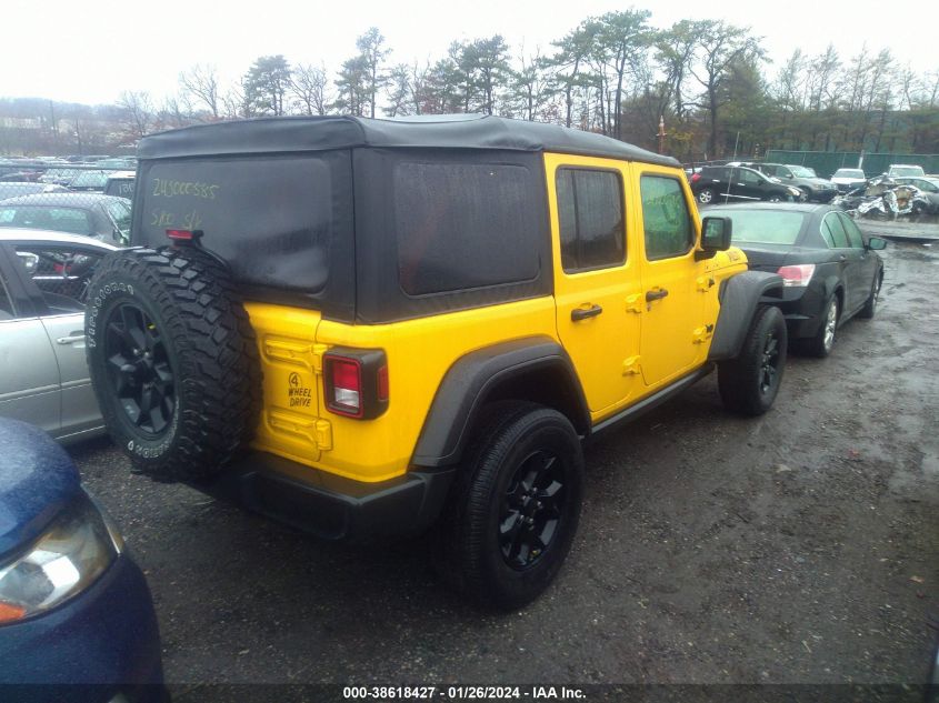 2021 JEEP WRANGLER UNLIMITED WILLYS 4X4 - 1C4HJXDG6MW573018