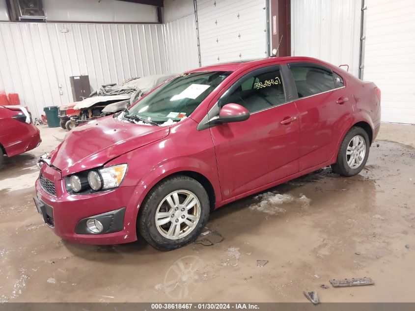 2014 CHEVROLET SONIC LT AUTO - 1G1JC5SG3E4130026